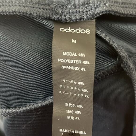 NWT Ododos Shorts Womens M Modal Soft High Waist Wide Leg Pockets Deep Blue - Picture 5 of 6